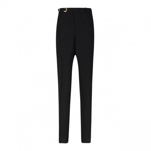 Black Belted Tailored Trousers