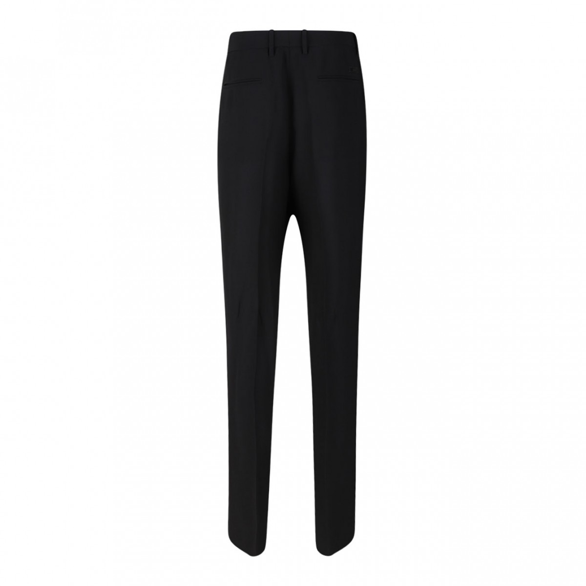 Black Belted Tailored Trousers