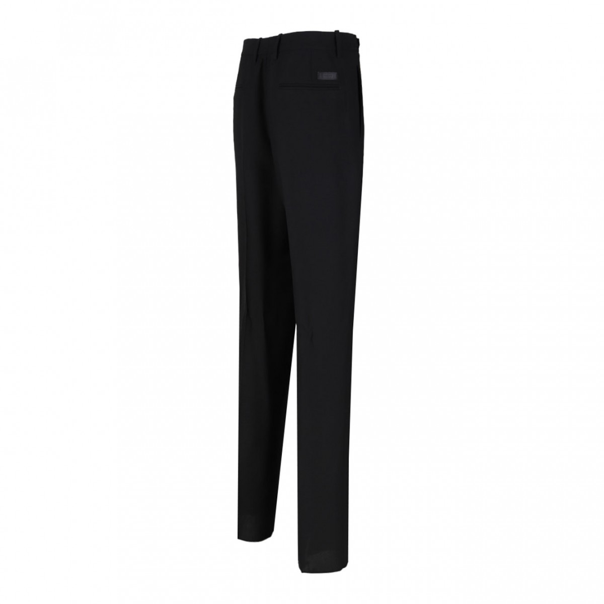 Black Belted Tailored Trousers