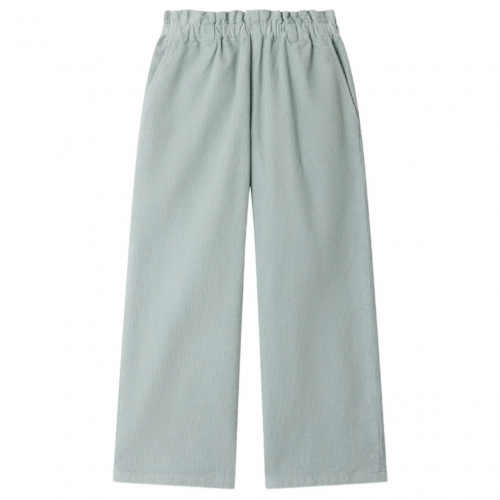 Light Green Trousers With Elasticated Waist