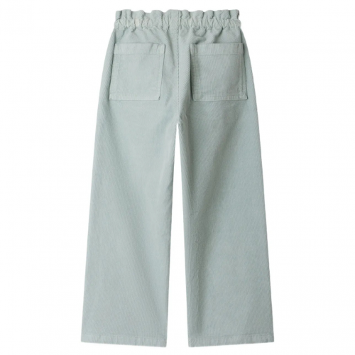 Light Green Trousers With Elasticated Waist 2