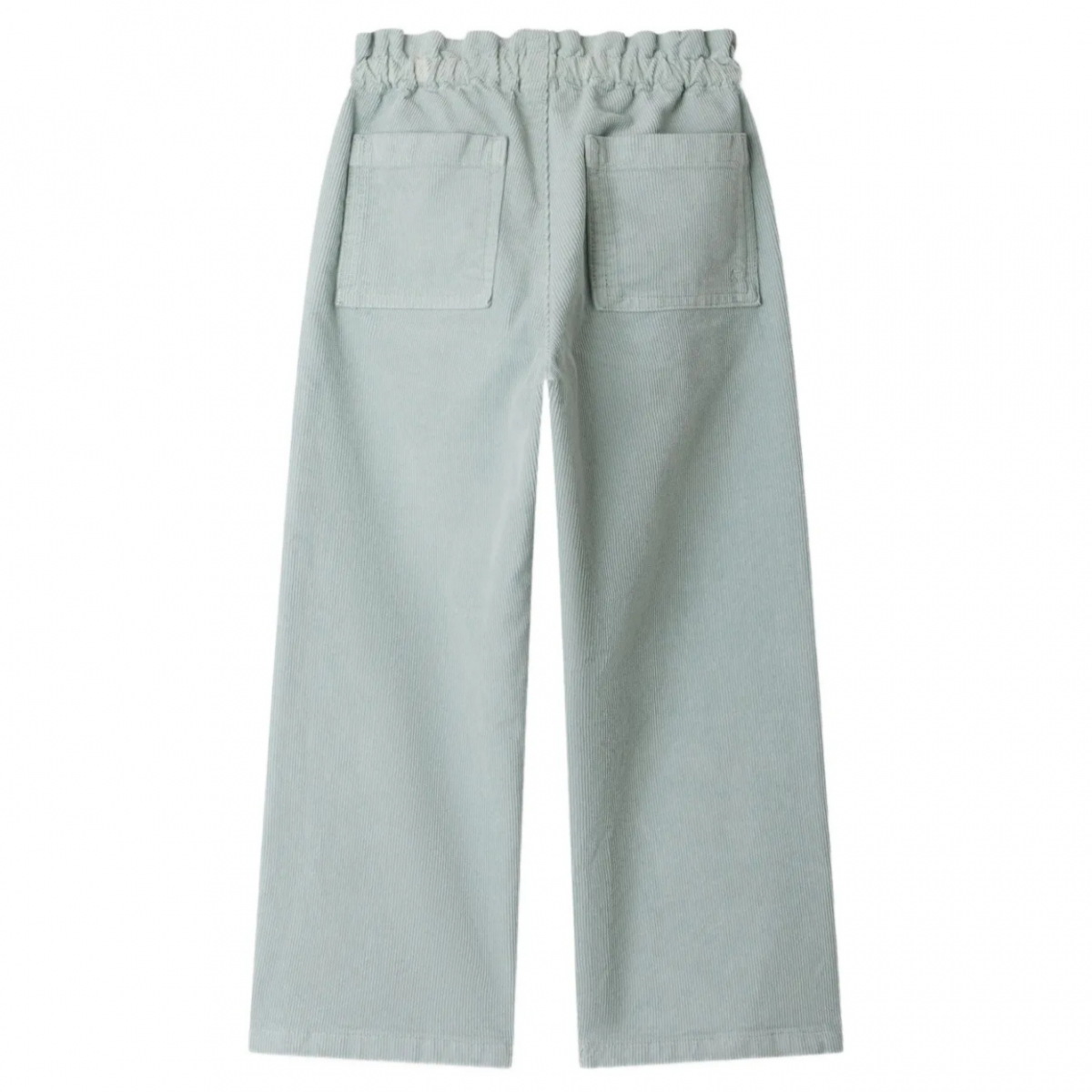 Light Green Trousers With Elasticated Waist