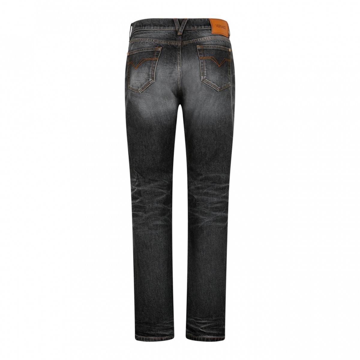 Medium Black Medusa Biggie Jeans