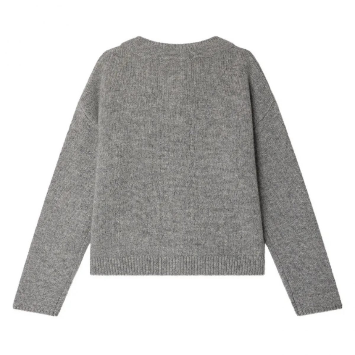 Grey Judicael Cardigan With Cherry Decoration