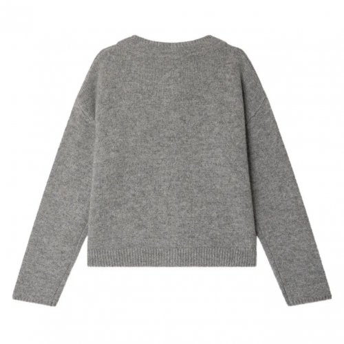 Grey Judicael Cardigan With Cherry Decoration