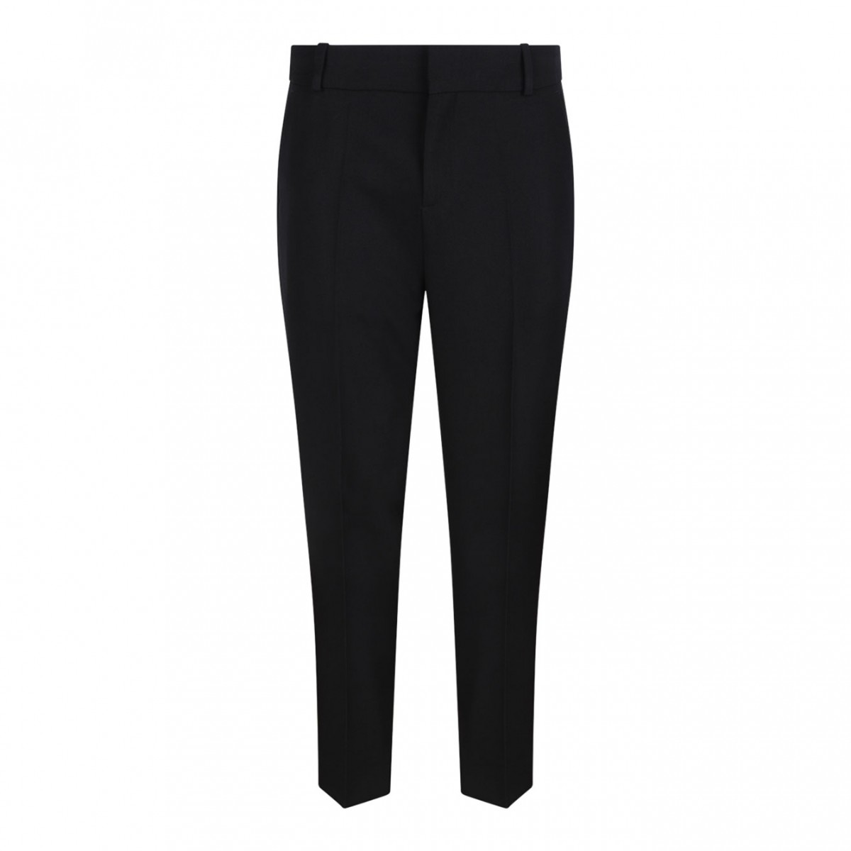 Blak Straight Tailored Trousers