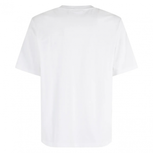 White Logo Print T-Shirt 2