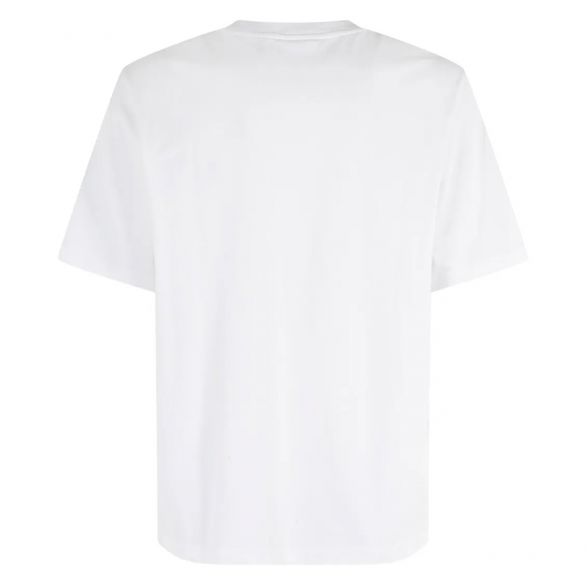 White Logo Print T-Shirt