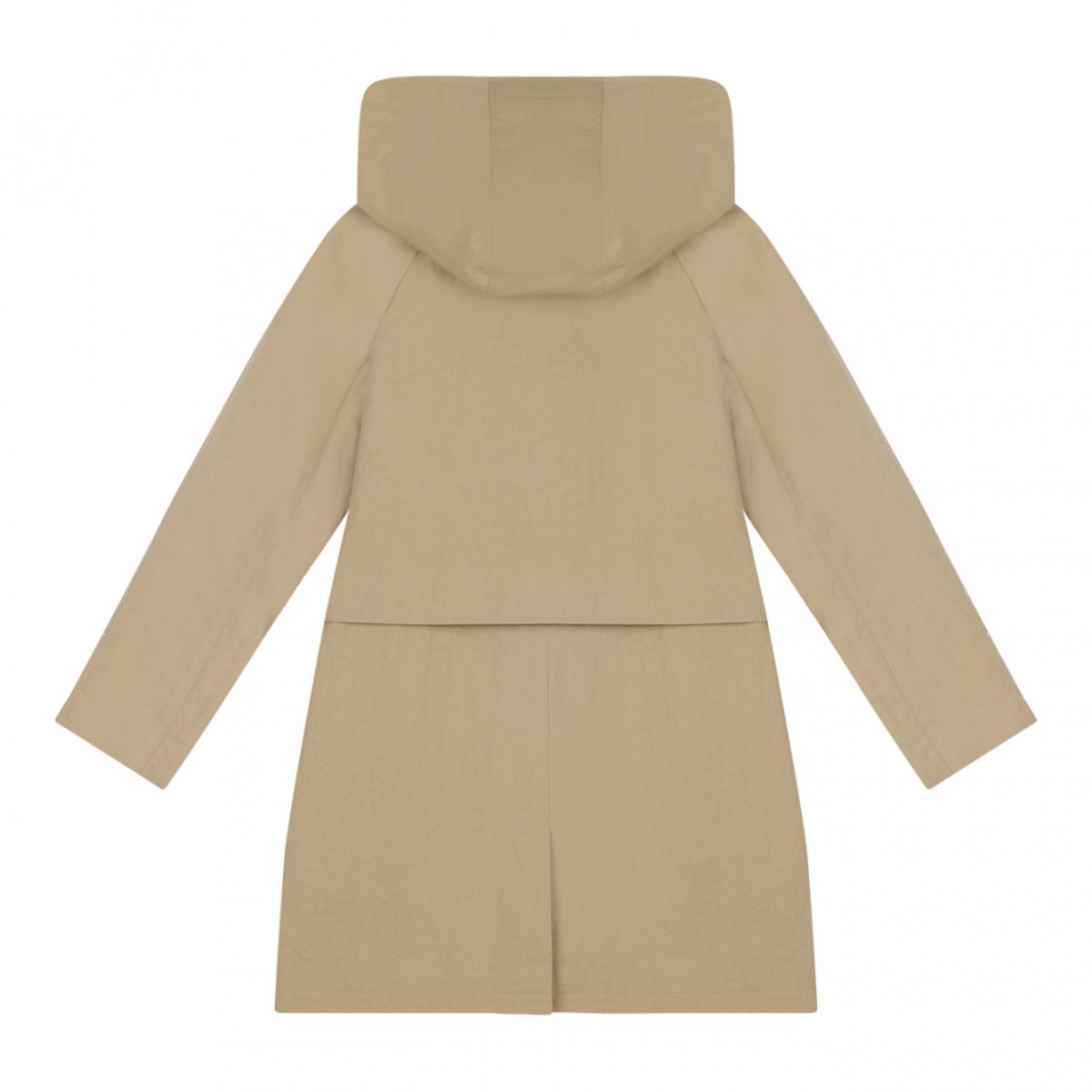 Sand Beige Single Breasted Car Coat