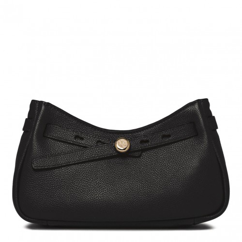 Black Romy Zip Top Crossbody Bag