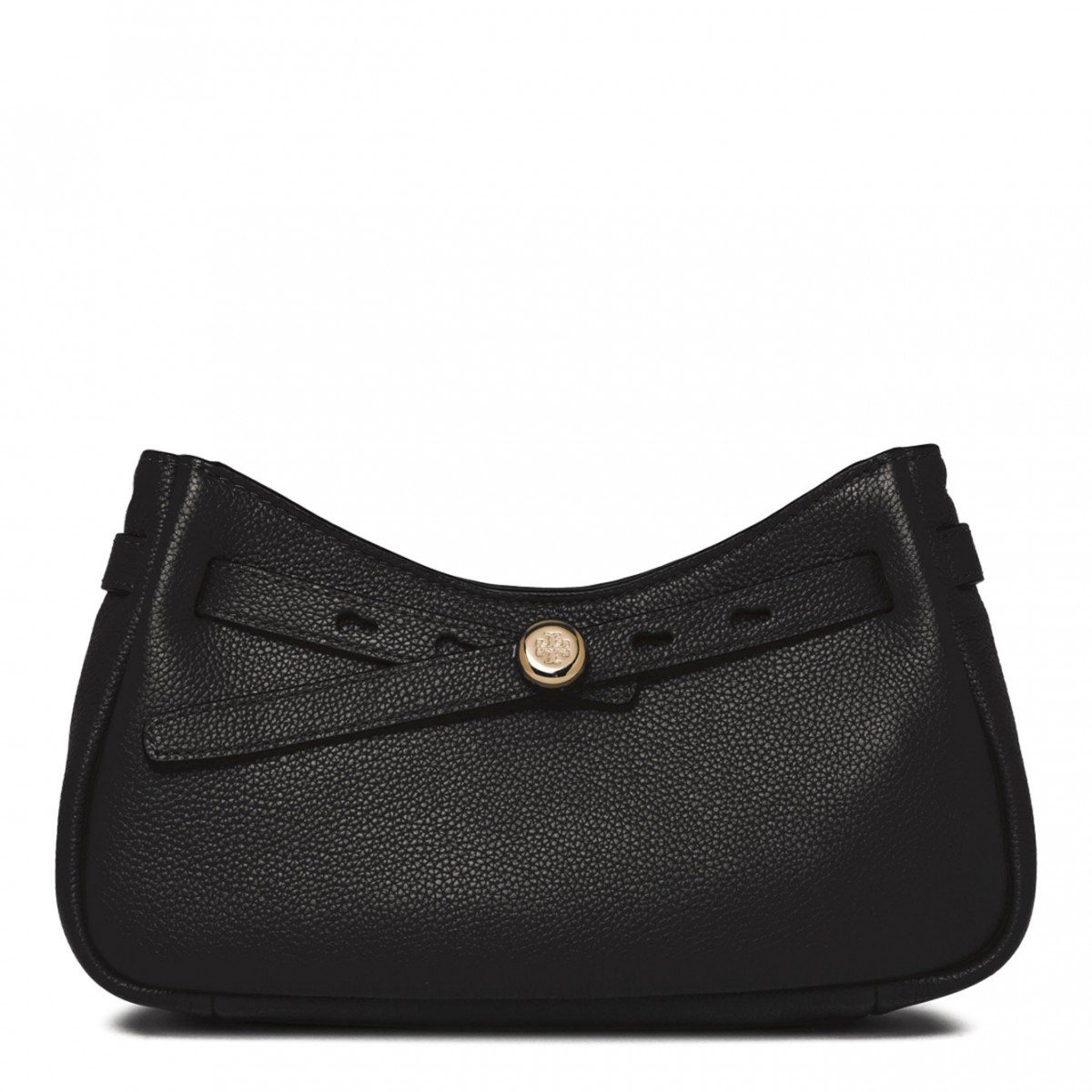 Black Romy Zip Top Crossbody Bag