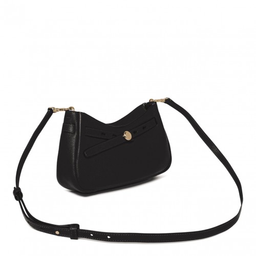Black Romy Zip Top Crossbody Bag