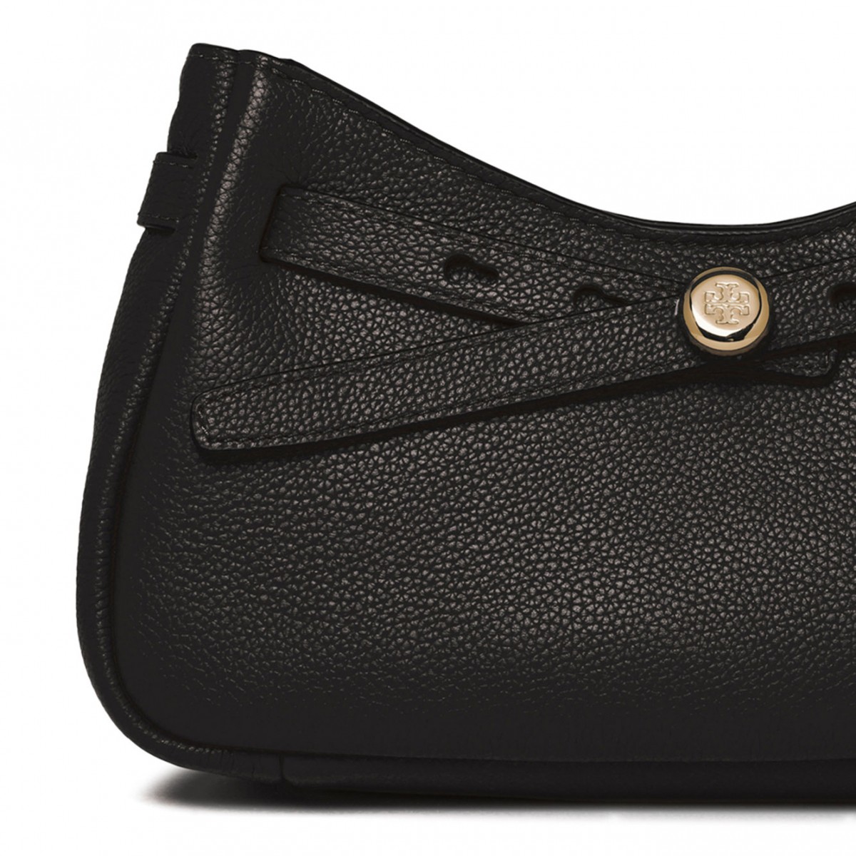 Black Romy Zip Top Crossbody Bag