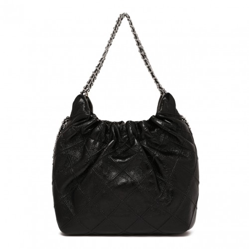 Black Fleming Distressed Mini Hobo Bag 2