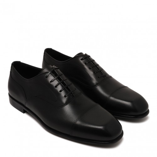 Black Oxford Shoes With Knotted Toes 2