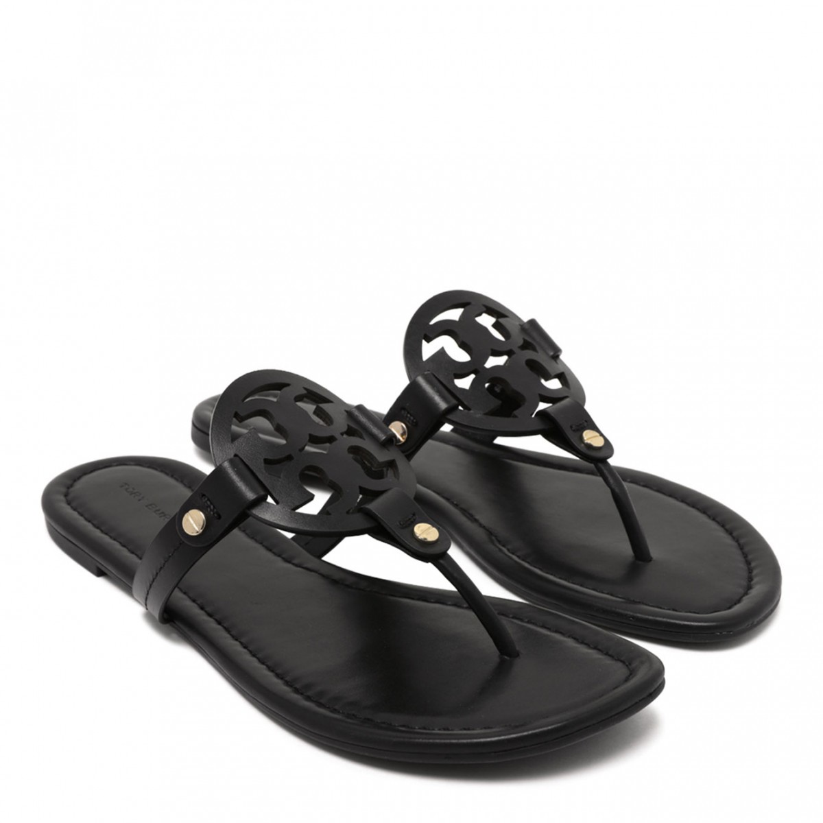 Black Miller Sandals