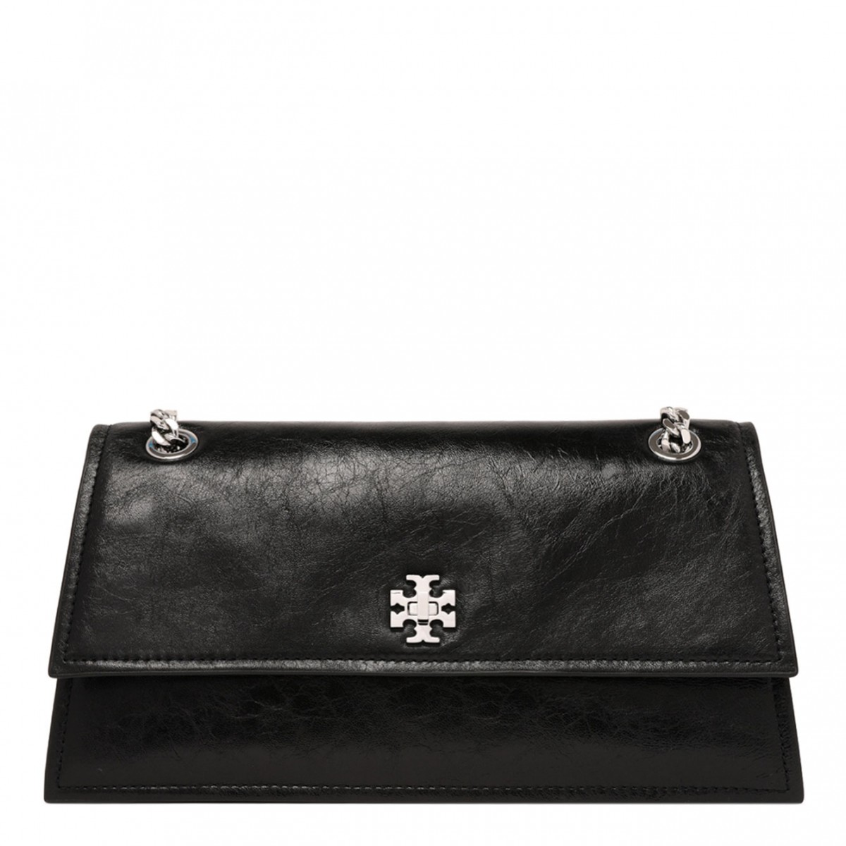 Black Kira Turnlock Shoulder Bag