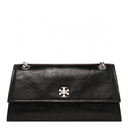 Black Kira Turnlock Shoulder Bag