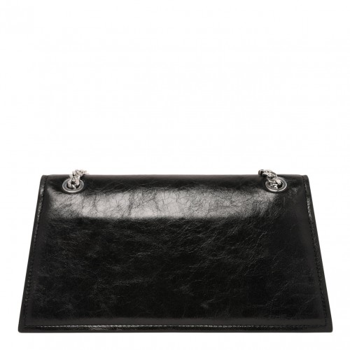 Black Kira Turnlock Shoulder Bag