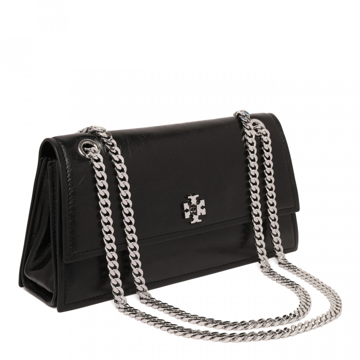 Black Kira Turnlock Shoulder Bag