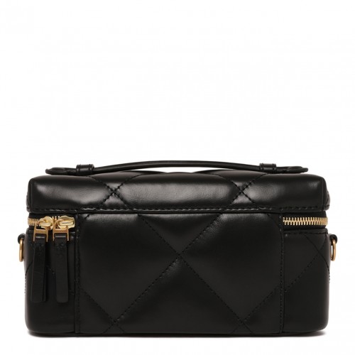 Black Kira East-West Diamond Quilted Jewelry Box