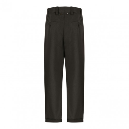 Army Green Chino Trousers 2