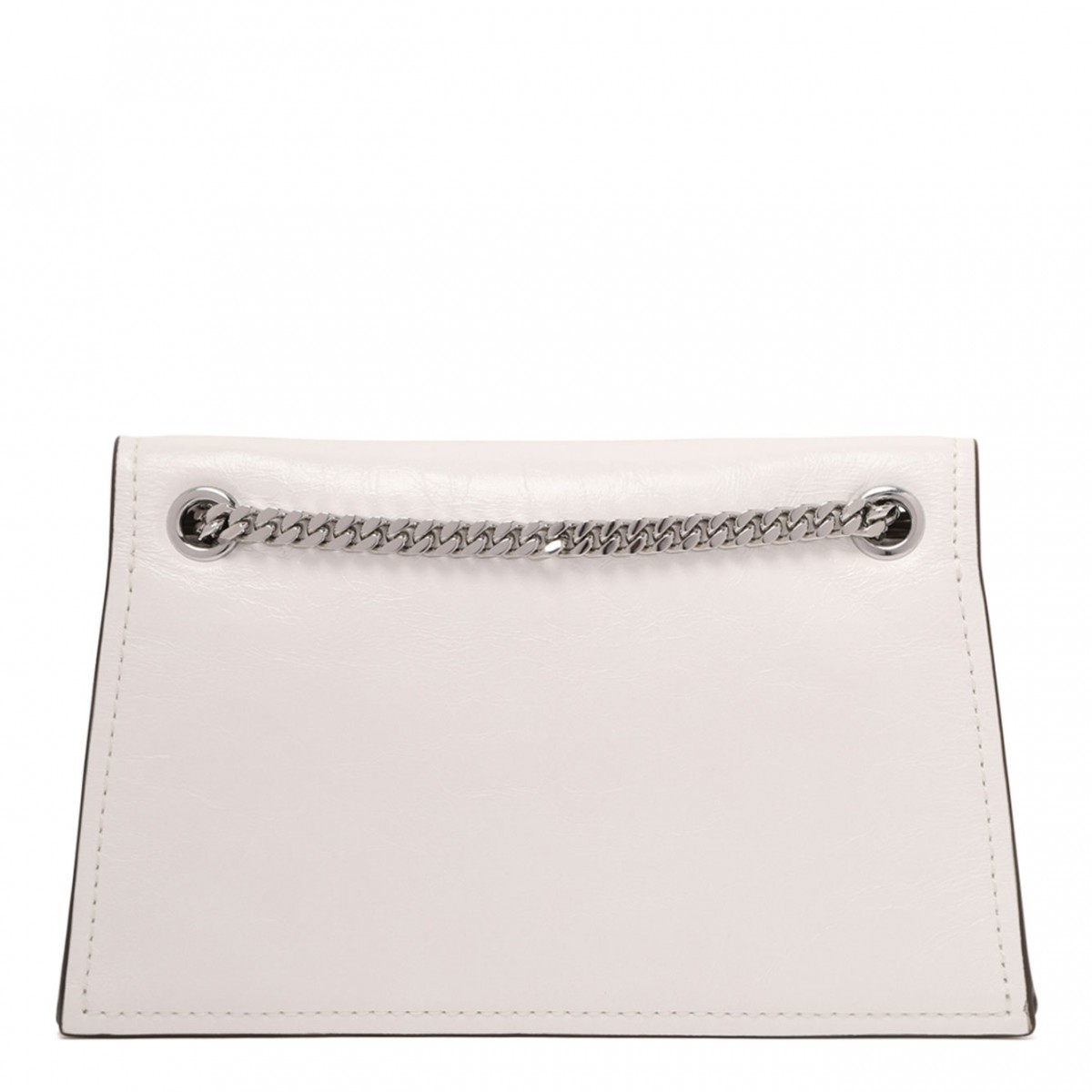 White Kira Turnlock Mini Bag