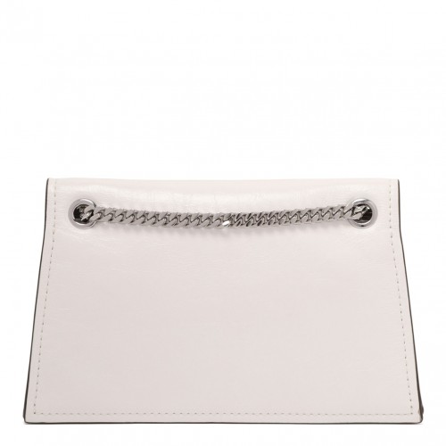 White Kira Turnlock Mini Bag