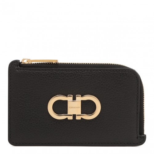 Black Credit Card Holder With Coin Purse