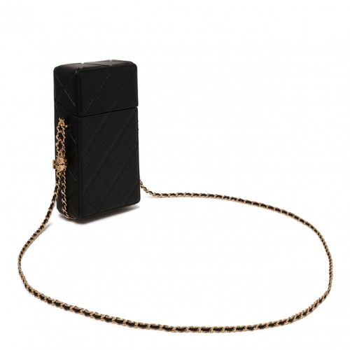 Black Fleming Phone Crossbody