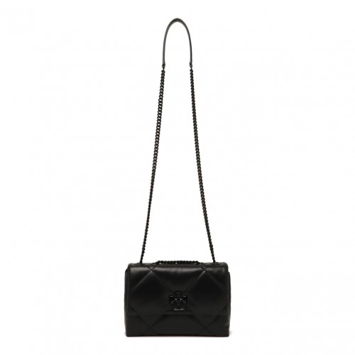 Black Kira Small Diamond-Quilted Shoulder Bag