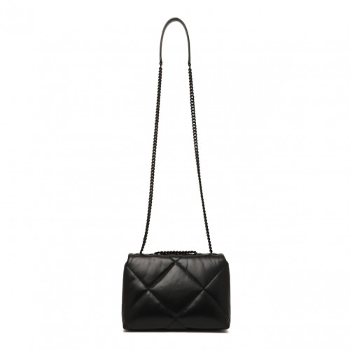 Black Kira Small Diamond-Quilted Shoulder Bag 2