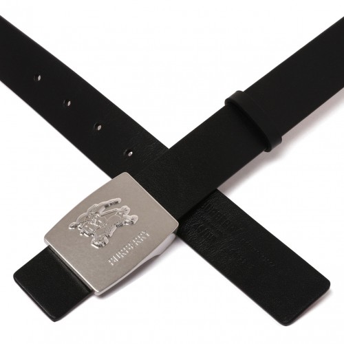Sand Black Reversible Check Square Knight Stamp Belt 2