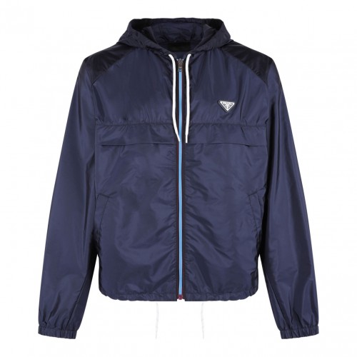 Navy Blue Re-Nylon Jacket