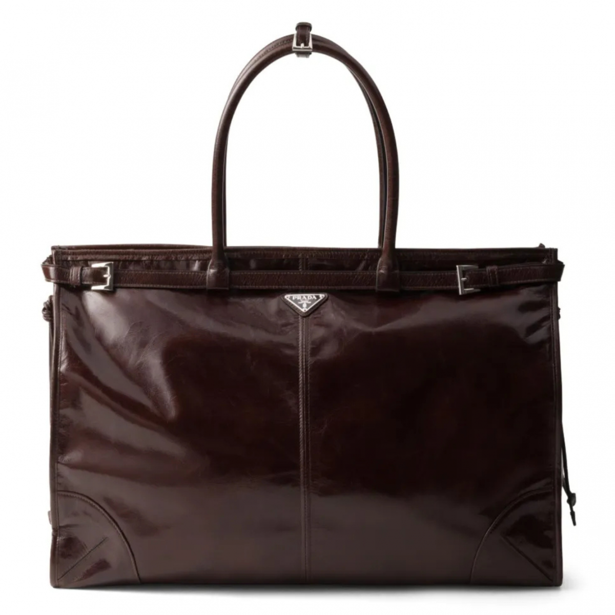 Brown Tote Bag With Logo