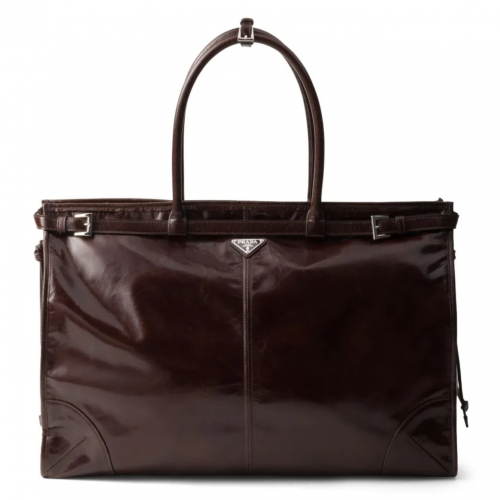 Brown Tote Bag With Logo