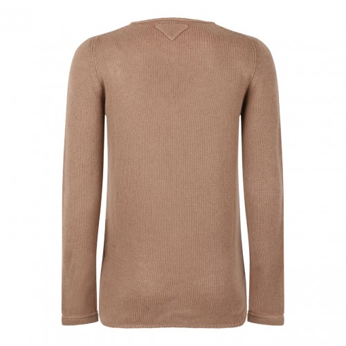 Ochre Brown Cashmere Sweater