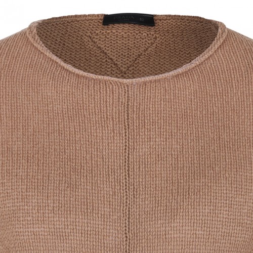 Ochre Brown Cashmere Sweater
