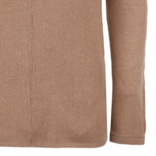 Ochre Brown Cashmere Sweater