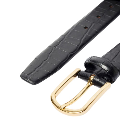 Black Leather Belt 2