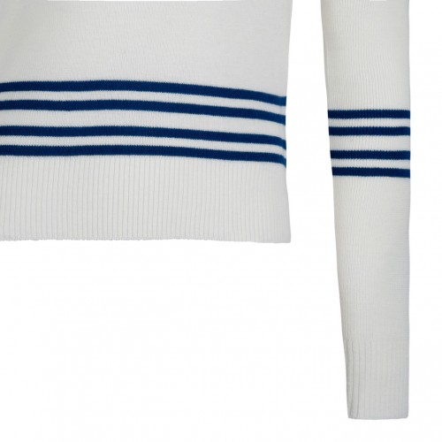 Horizontal Stripe Wool Sweater