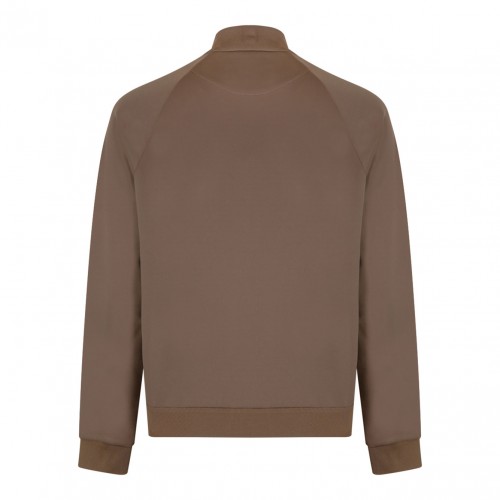 Dark Brown Technical Fleece Blouson Jacket