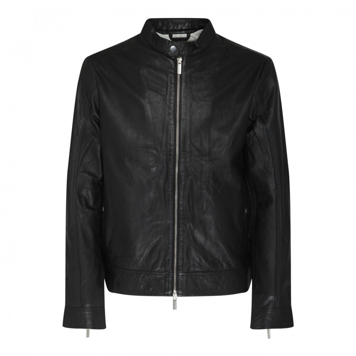 Black Lamb Leather Classic Jacket
