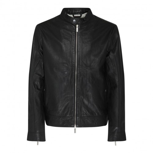 Black Lamb Leather Classic Jacket