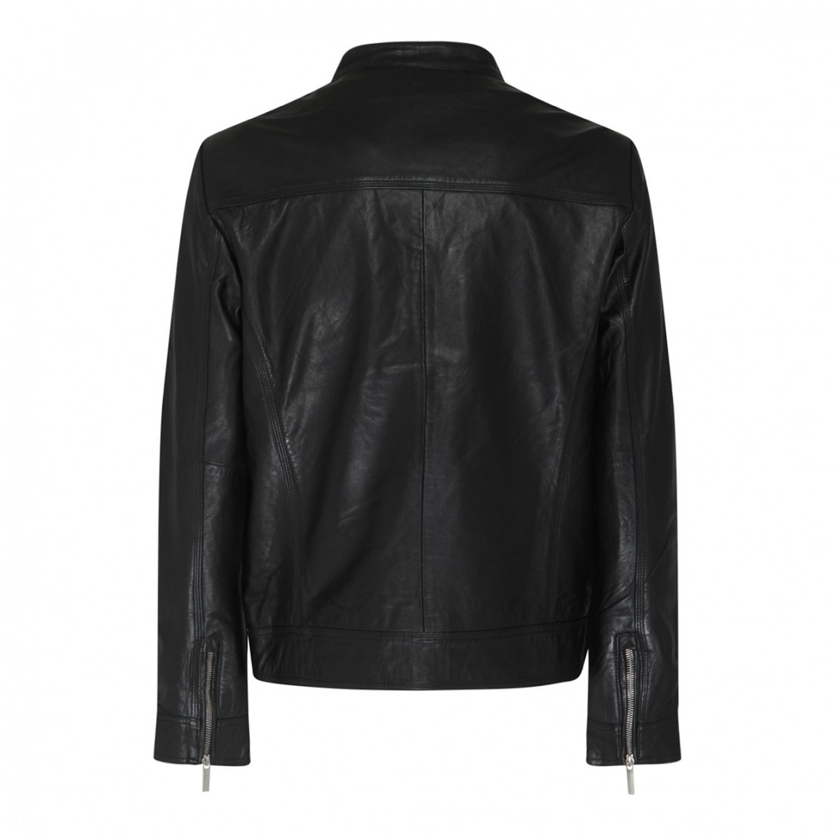 Black Lamb Leather Classic Jacket