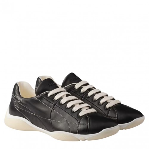 Black Nappa Sneakers