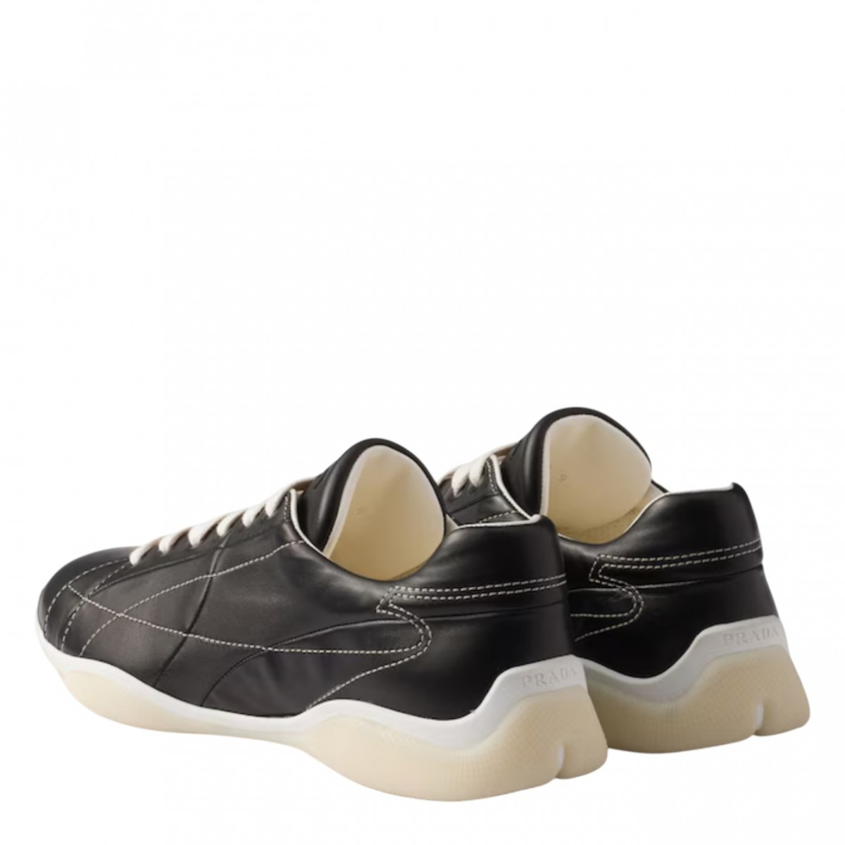 Black Nappa Sneakers