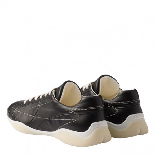 Black Nappa Sneakers