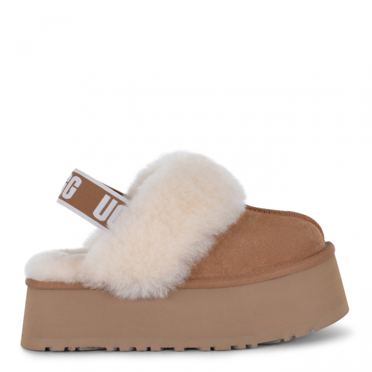 Chesnut Funkette Suede Clog
