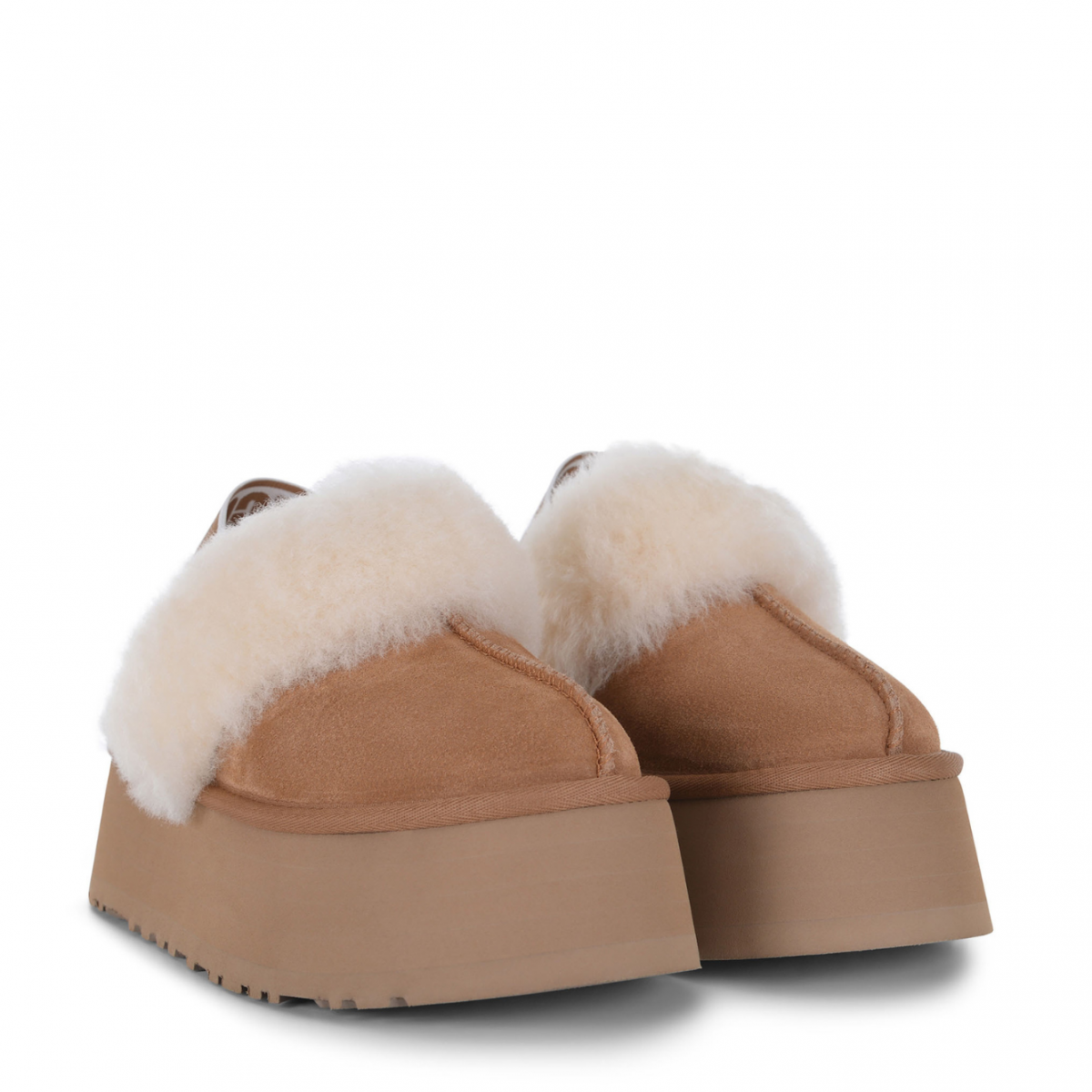 Chesnut Funkette Suede Clog
